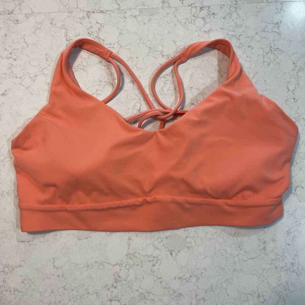 Athleta Solace Bra - Salmon - XL